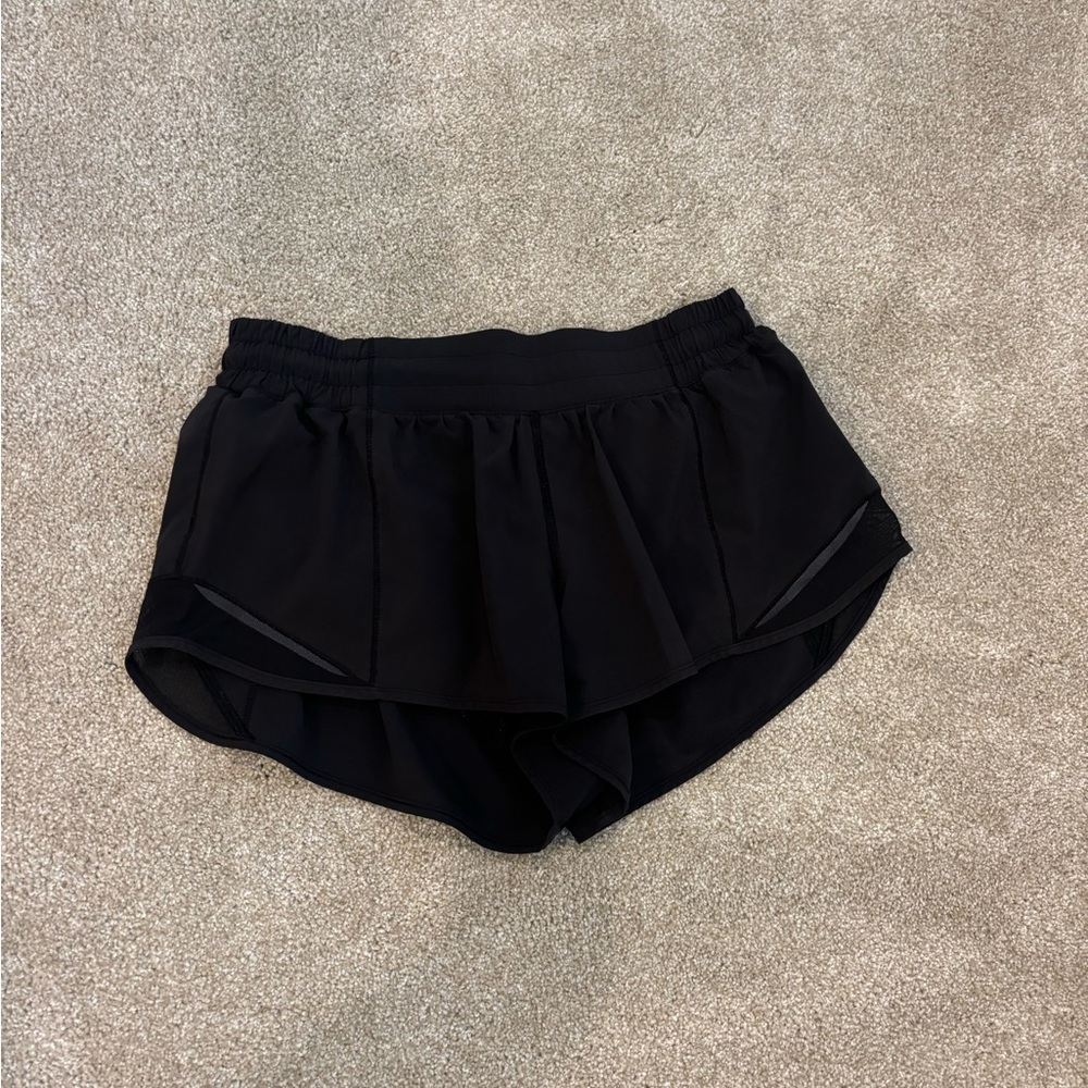 Lululemon Hotty Hot Black Shorts
